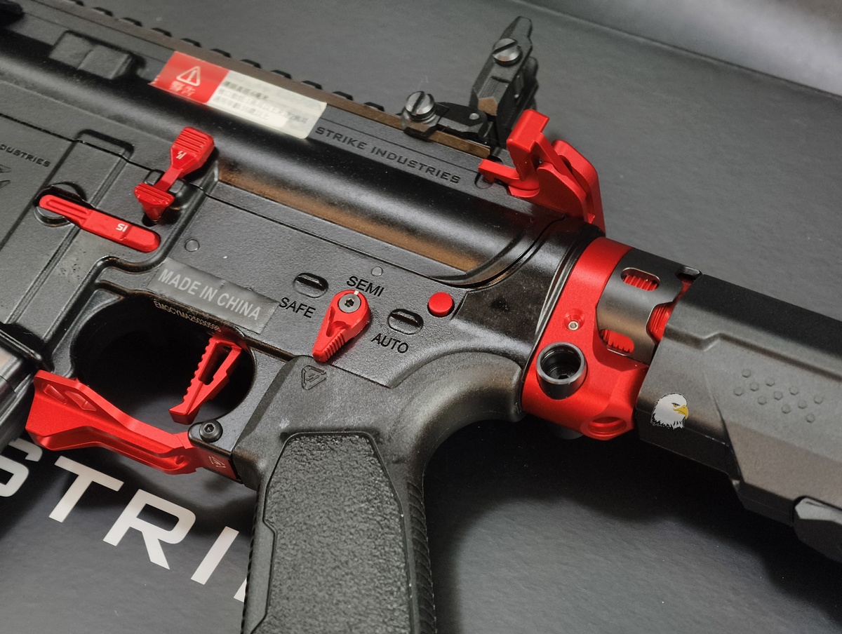 【翔準AOG】(紅)CYMA CGS×Strike Industries 15.5吋 GBBR SI.1305-LS 瓦斯長槍 【翔準AOG】(紅)CYMA CGS×Strike Industries 15.5吋 GBBR SI.1305-LS 瓦斯長槍