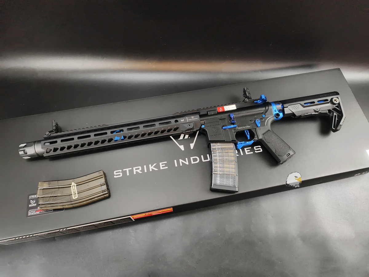 【翔準AOG】(藍)CYMA CGS×Strike Industries 15.5吋 GBBR SI.1305-LS 瓦斯長槍 【翔準AOG】(藍)CYMA CGS×Strike Industries 15.5吋 GBBR SI.1305-LS 瓦斯長槍