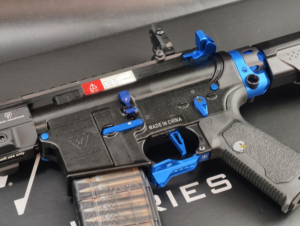 【翔準AOG】(藍)CYMA CGS×Strike Industries 15.5吋 GBBR SI.1305-LS 瓦斯長槍 【翔準AOG】(藍)CYMA CGS×Strike Industries 15.5吋 GBBR SI.1305-LS 瓦斯長槍