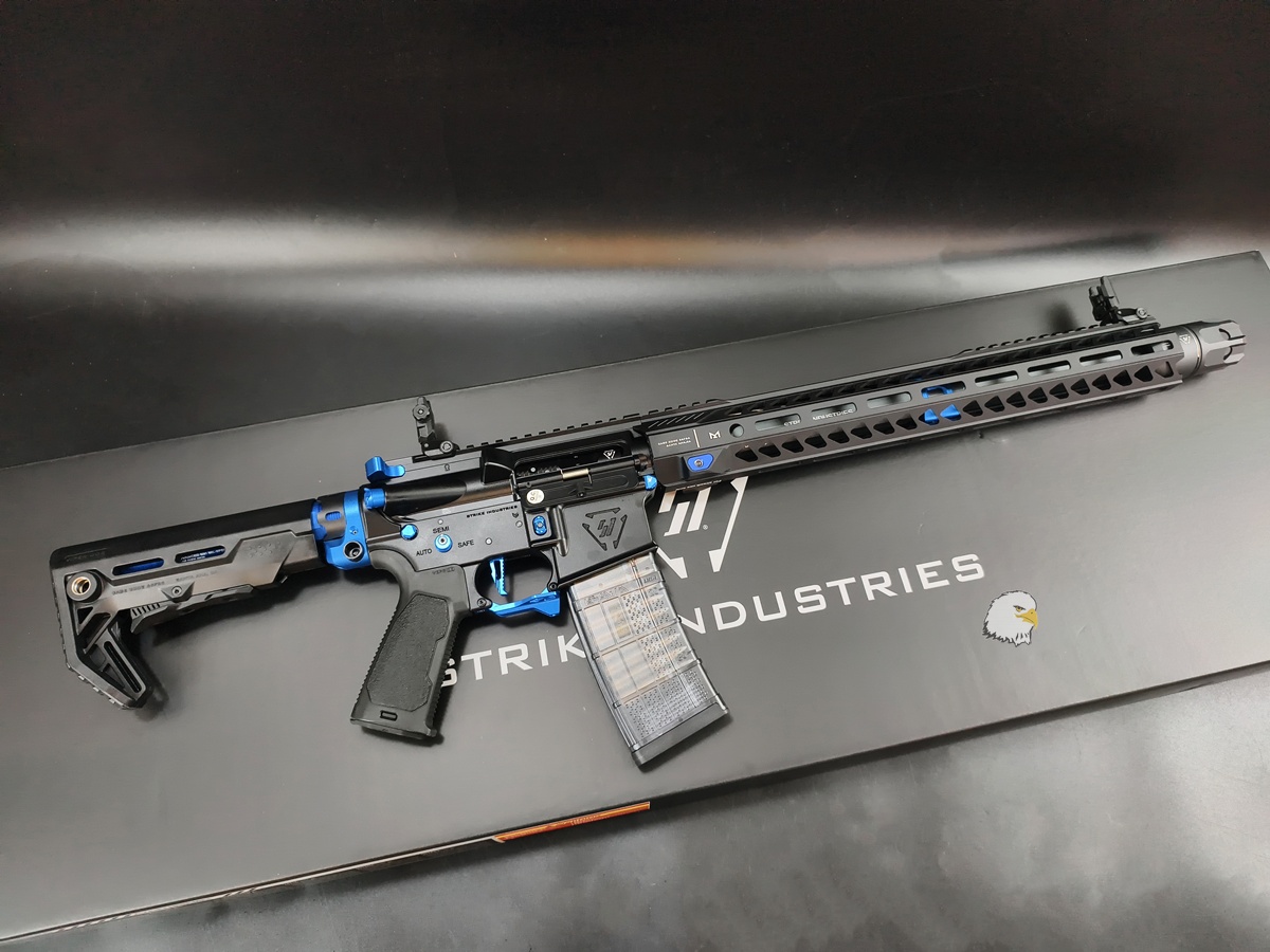 【翔準AOG】(藍)CYMA CGS×Strike Industries 15.5吋 GBBR SI.1305-LS 瓦斯長槍 【翔準AOG】(藍)CYMA CGS×Strike Industries 15.5吋 GBBR SI.1305-LS 瓦斯長槍