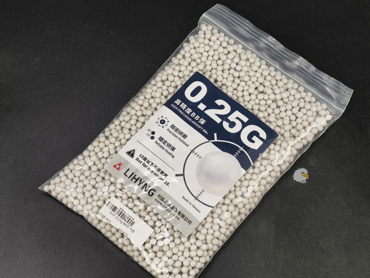 【翔準AOG】LIHYNG 利盈 高精度 0.2~0.32g 6mm BB彈 白色CLYB-02 台灣製BB彈、Airsoft BB 【翔準AOG】LIHYNG 利盈 高精度 0.2~0.32g 6mm BB彈 白色CLYB-02 台灣製BB彈、Airsoft BB