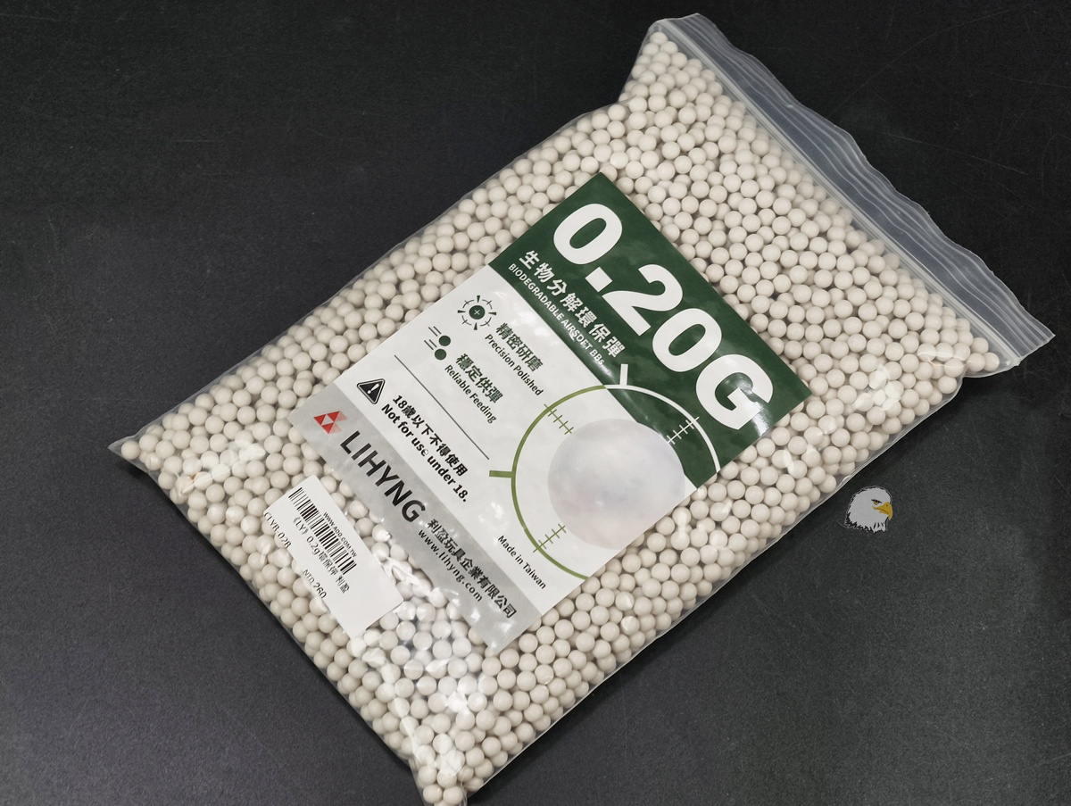 【翔準AOG】LIHYNG 利盈 生物分解環保 BB彈 0.20g~0.43g 1000發 6mm 白色台灣製BB彈、Airsoft BB 高精度一公斤裝 【翔準AOG】LIHYNG 利盈 生物分解環保 BB彈 0.20g~0.43g 1000發 6mm 白色台灣製BB彈、Airsoft BB 高精度一公斤裝