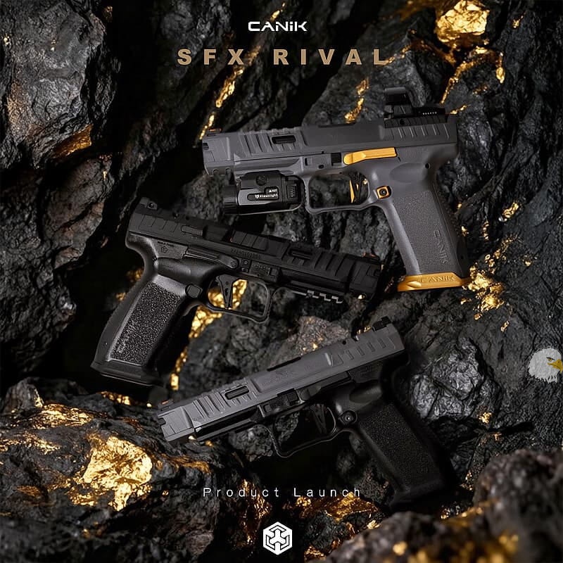 【翔準AOG】AW/WE CANIK SFX RIVAL GBB 瓦斯槍 (黑/黑灰/黑金)Cybergun 授權 EMG×Cybergun 【翔準AOG】AW/WE CANIK SFX RIVAL GBB 瓦斯槍 (黑/黑灰/黑金)Cybergun 授權 EMG×Cybergun