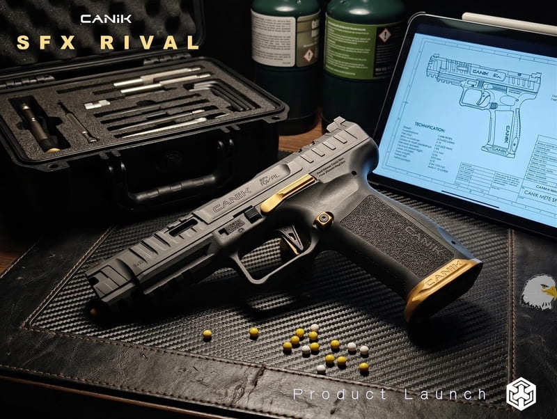 【翔準AOG】AW/WE CANIK SFX RIVAL GBB 瓦斯槍 (黑/黑灰/黑金)Cybergun 授權 EMG×Cybergun 【翔準AOG】AW/WE CANIK SFX RIVAL GBB 瓦斯槍 (黑/黑灰/黑金)Cybergun 授權 EMG×Cybergun