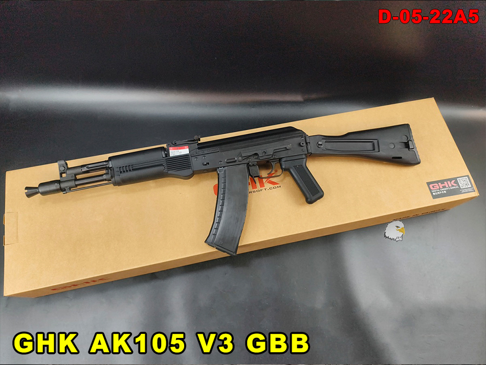 【翔準AOG】GHK AK105 V3 GBB 瓦斯步槍 D-05-22A5 GBBR 瓦斯長槍 生存遊戲 【翔準AOG】GHK AK105 V3 GBB 瓦斯步槍 D-05-22A5 GBBR 瓦斯長槍 生存遊戲