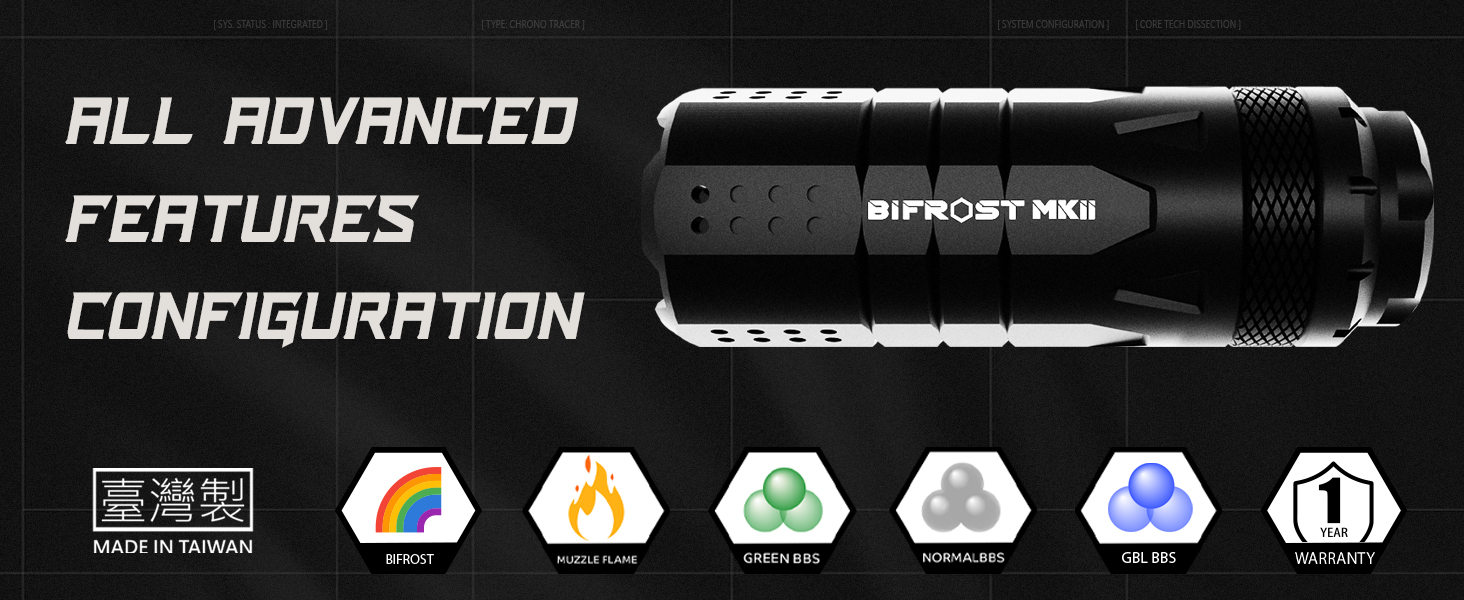 【翔準AOG】BIFROST MKII 智慧型發光器 火焰模擬器 ACETECH 發光器 滅音管 【翔準AOG】BIFROST MKII 智慧型發光器 火焰模擬器 ACETECH 發光器 滅音管