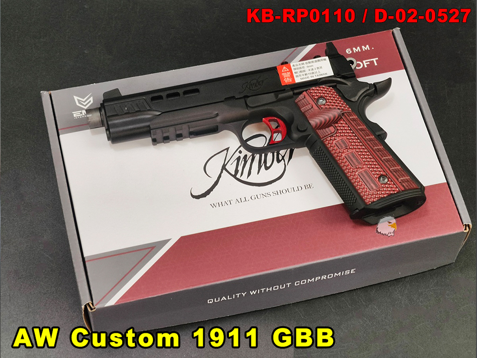 【翔準AOG】WE AW Custom 1911 GBB EMG 瓦斯手槍(黑)D-02-0527 Kimber Rapide Heat RMR Ver. 【翔準AOG】WE AW Custom 1911 GBB EMG 瓦斯手槍(黑)D-02-0527 Kimber Rapide Heat RMR Ver.