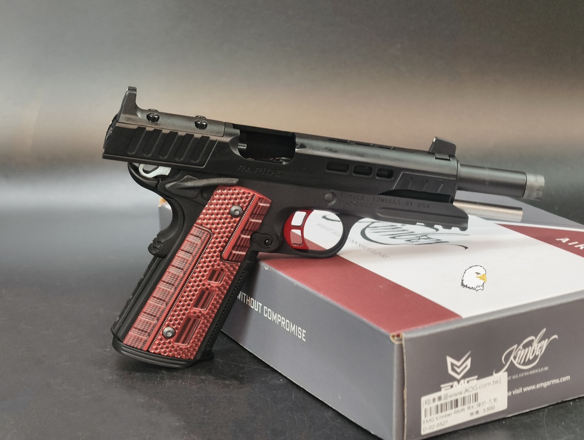 【翔準AOG】WE AW Custom 1911 GBB EMG 瓦斯手槍(黑)D-02-0527 Kimber Rapide Heat RMR Ver. 【翔準AOG】WE AW Custom 1911 GBB EMG 瓦斯手槍(黑)D-02-0527 Kimber Rapide Heat RMR Ver.