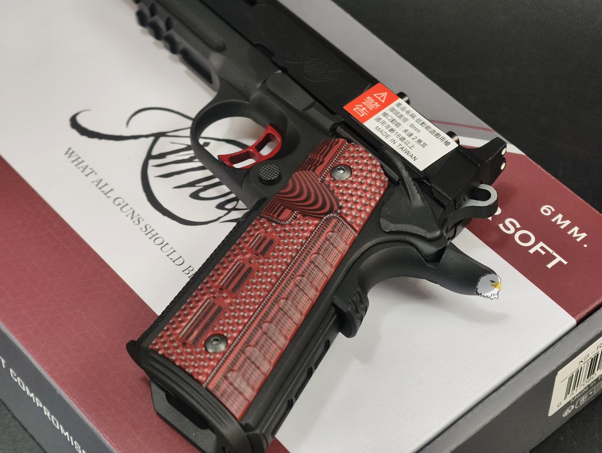 【翔準AOG】WE AW Custom 1911 GBB EMG 瓦斯手槍(黑)D-02-0527 Kimber Rapide Heat RMR Ver. 【翔準AOG】WE AW Custom 1911 GBB EMG 瓦斯手槍(黑)D-02-0527 Kimber Rapide Heat RMR Ver.