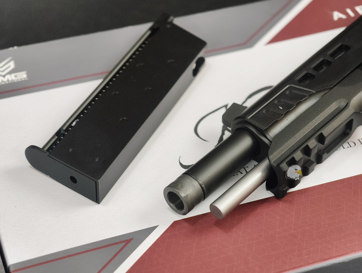【翔準AOG】WE AW Custom 1911 GBB EMG 瓦斯手槍(黑)D-02-0527 Kimber Rapide Heat RMR Ver. 【翔準AOG】WE AW Custom 1911 GBB EMG 瓦斯手槍(黑)D-02-0527 Kimber Rapide Heat RMR Ver.