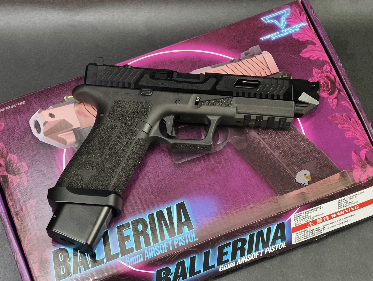 【翔準AOG】ARMY×EMG×TTI Ballerina G17 Gen5 GBB 瓦斯手槍 R34-4(黑)5KU-R34B官方授權 【翔準AOG】ARMY×EMG×TTI Ballerina G17 Gen5 GBB 瓦斯手槍 R34-4(黑)5KU-R34B官方授權