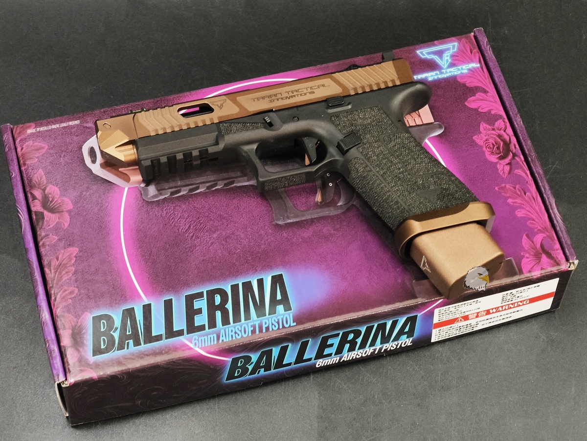 【翔準AOG】ARMY×EMG×TTI Ballerina G17 Gen5 GBB 瓦斯手槍 R34-4(古銅色/沙)5KU-R34D官方授權 【翔準AOG】ARMY×EMG×TTI Ballerina G17 Gen5 GBB 瓦斯手槍 R34-4(古銅色/沙)5KU-R34D官方授權