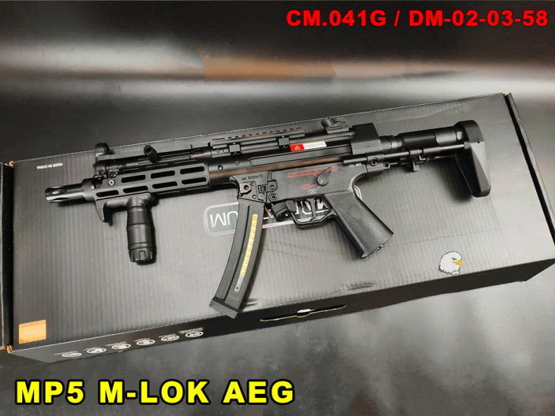 【翔準AOG】CYMA Platinum MP5 M-LOK AEG CM.041G PDW 伸縮托版 CM041G Airsoft快拆彈簧