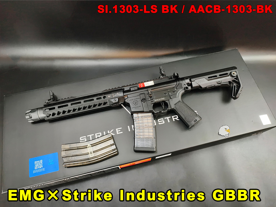 【翔準AOG】EMG×Strike Industries SI.1303-LS BK GBBR 10吋 瓦斯後座力步槍 正版授權 【翔準AOG】EMG×Strike Industries SI.1303-LS BK GBBR 10吋 瓦斯後座力步槍 正版授權