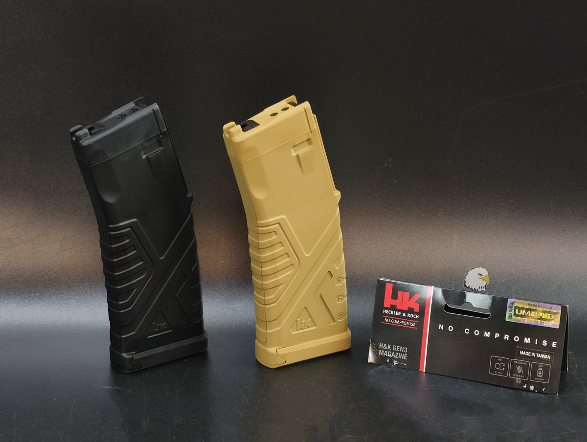 【翔準AOG】VFC×Umarex H&K GEN3 30發瓦斯彈匣(黑/沙)VF9-MAG-HKG30-BK01 【翔準AOG】VFC×Umarex H&K GEN3 30發瓦斯彈匣(黑/沙)VF9-MAG-HKG30-BK01