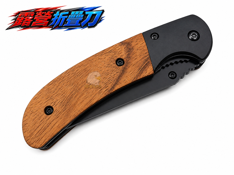 【翔準AOG】哨兵木紋折疊刀 露營刀 萬用刀 砍材刀 水果刀 戶外刀 LGH008-2 【翔準AOG】哨兵木紋折疊刀 露營刀 萬用刀 砍材刀 水果刀 戶外刀 LGH008-2