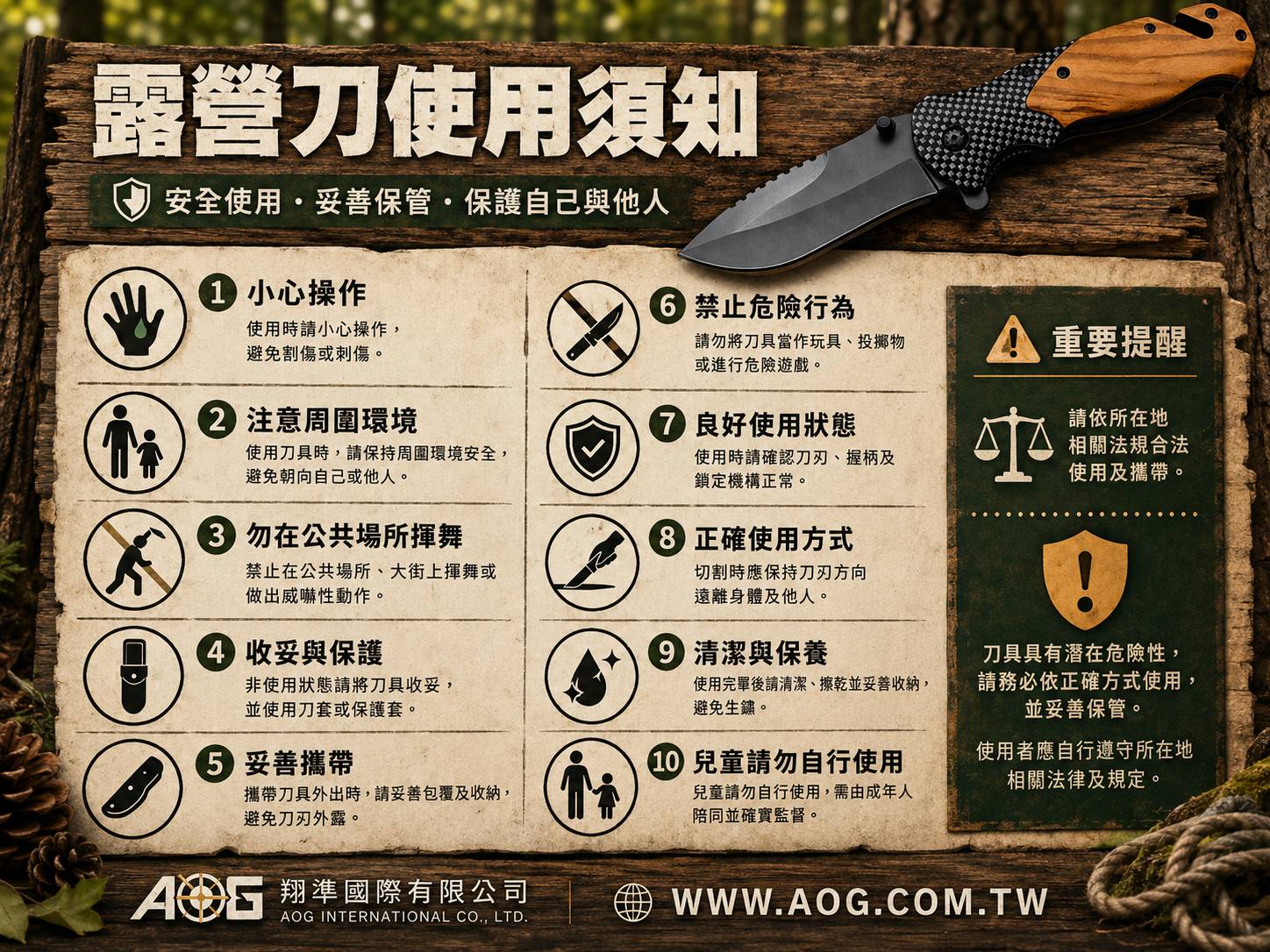 【翔準AOG】暗影木柄折疊刀 露營刀 萬用刀 砍材刀 水果刀 戶外刀 工作刀 美工刀 LGH004-1 【翔準AOG】暗影木柄折疊刀 露營刀 萬用刀 砍材刀 水果刀 戶外刀 工作刀 美工刀 LGH004-1