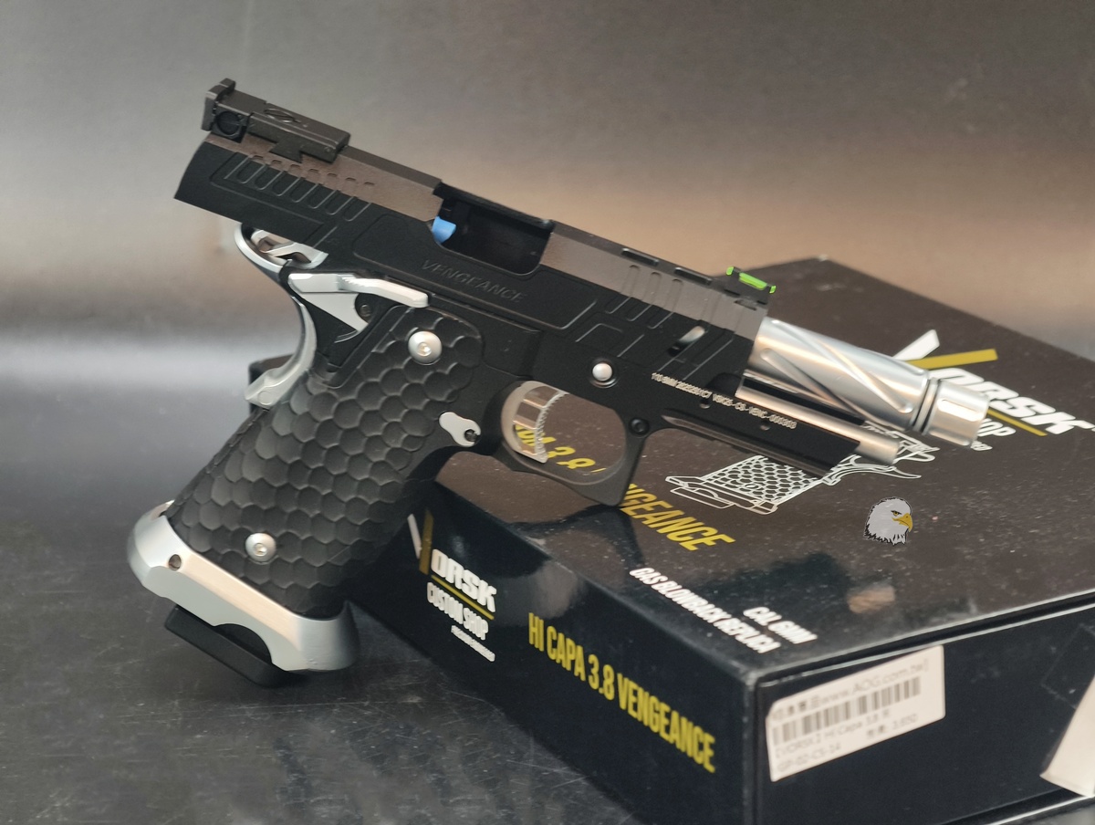 【翔準AOG】VORSK CS VENGEANCE 3.8 瓦斯手槍 黑銀 VGP-02-CS-14 GBB 短槍 【翔準AOG】VORSK CS VENGEANCE 3.8 瓦斯手槍 黑銀 VGP-02-CS-14 GBB 短槍