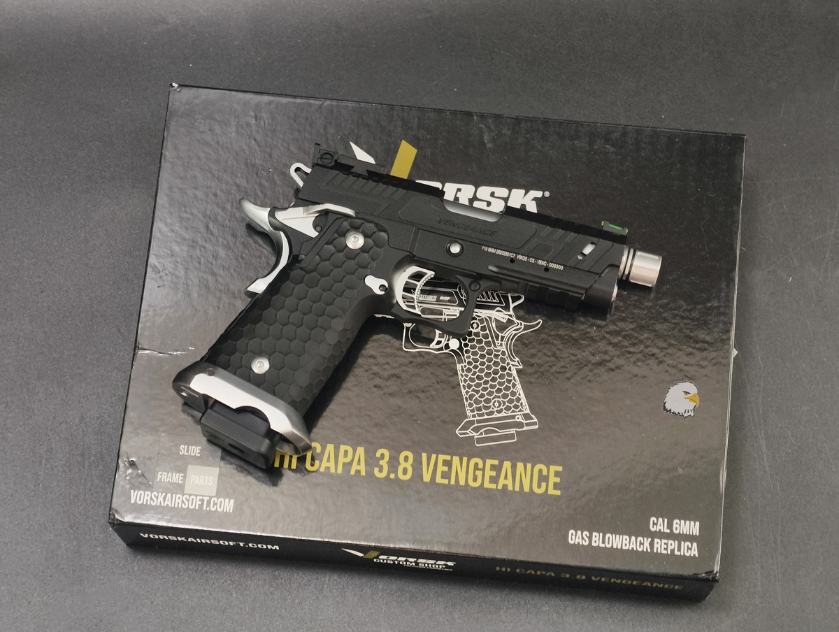 【翔準AOG】VORSK CS VENGEANCE 3.8 瓦斯手槍 黑銀 VGP-02-CS-14 GBB 短槍 【翔準AOG】VORSK CS VENGEANCE 3.8 瓦斯手槍 黑銀 VGP-02-CS-14 GBB 短槍