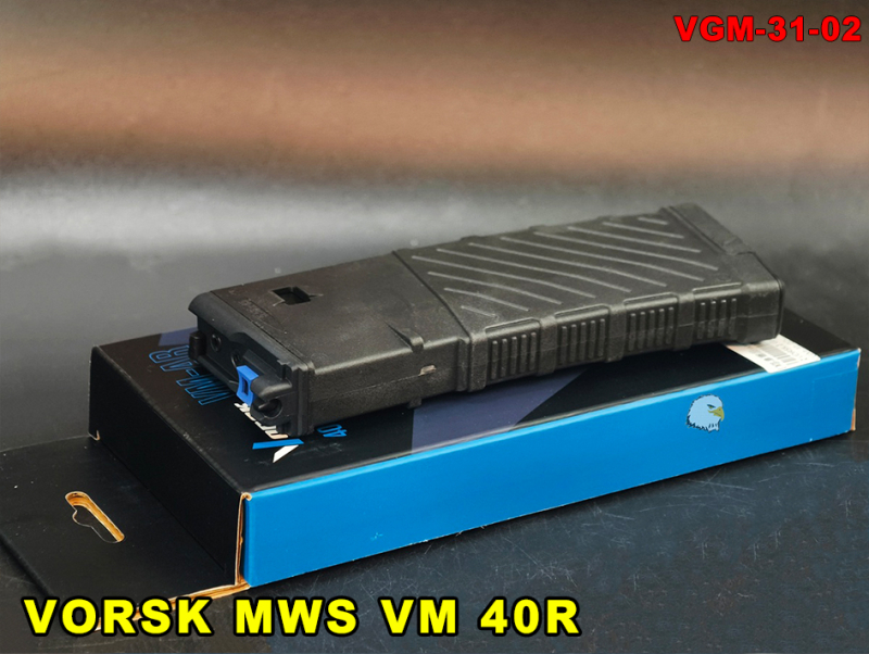 【翔準AOG】VORSK 斜紋 VMAR Series MWS Magazine VM 40R GBB 瓦斯彈匣 VGM-31-02 瓦斯槍專用彈匣