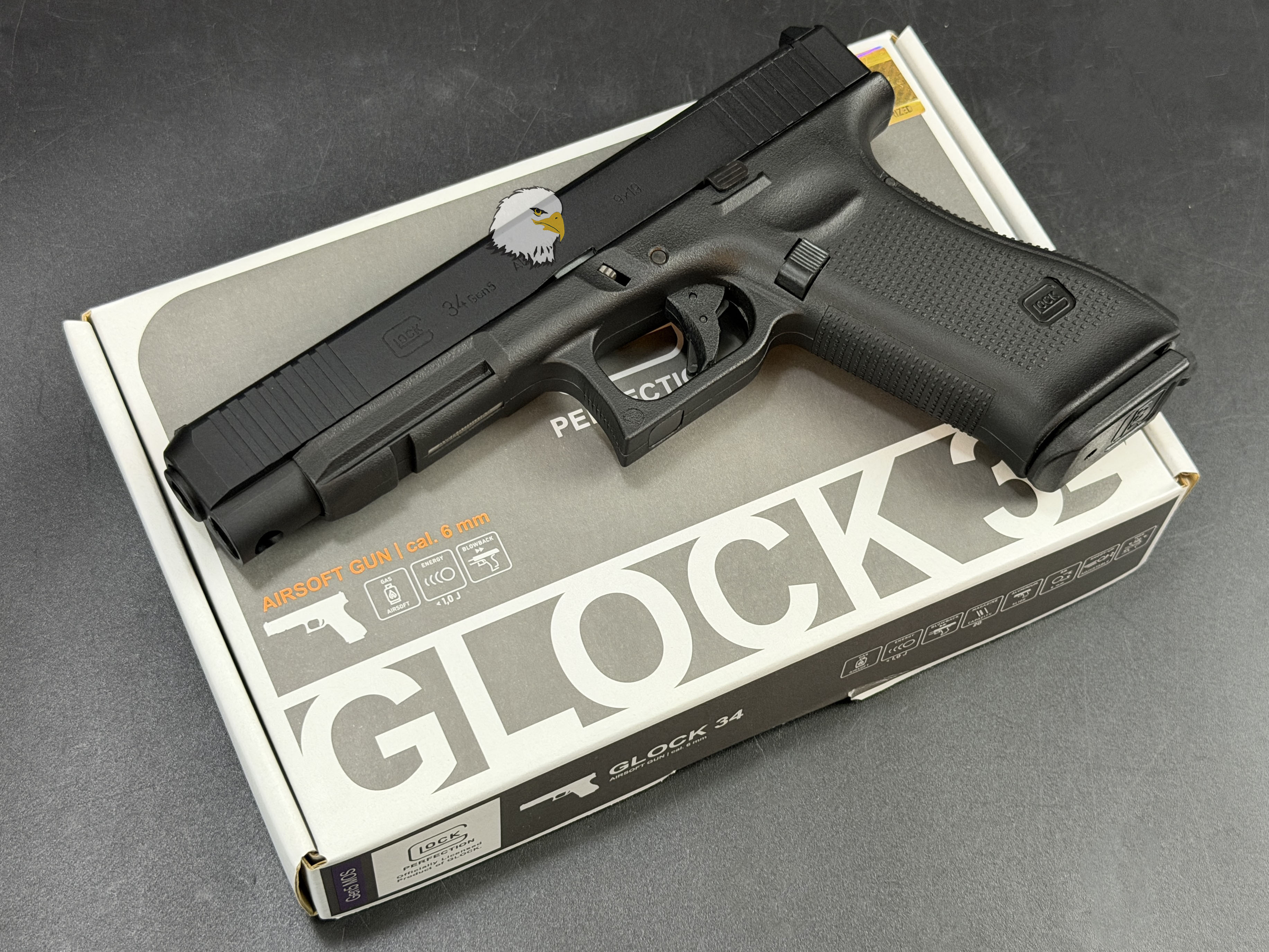 【翔準AOG】GHK GLOCK 34 G34 V2 MOS GBB CNC 瓦斯槍 D-05-22-02-7 UMAREX授權 全CNC鋁滑套 鋼製TDC HOP 【翔準AOG】GHK GLOCK 34 G34 V2 MOS GBB CNC 瓦斯槍 D-05-22-02-7 UMAREX授權 全CNC鋁滑套 鋼製TDC HOP