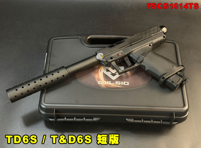 【翔準AOG】TD6S / T&D6S 短版 12g CO2 17mm鎮暴槍 特仕版含槍箱 FSCG1014TS 短版戰術訓練槍