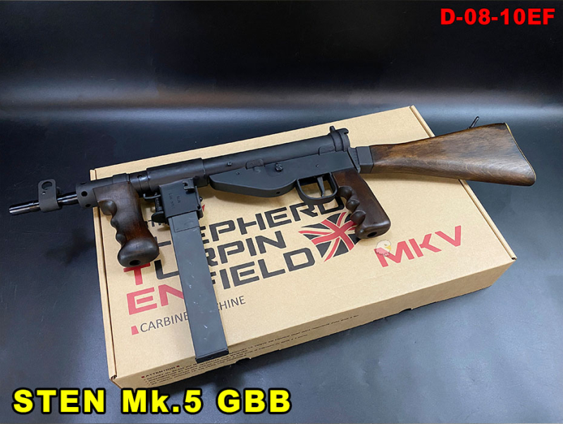 【翔準AOG】Northeast 東北製造所 司登 STEN Mk.5 GBB 鋼製槍身 D-08-10EF MK V 瓦斯槍