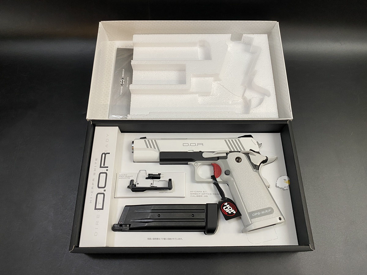 【翔準AOG】MARUI HI-CAPA 5.1 WHITE D.O.R(白色)瓦斯手槍DM-01-05-1東京馬牌GBB 【翔準AOG】MARUI HI-CAPA 5.1 WHITE D.O.R(白色)瓦斯手槍DM-01-05-1東京馬牌GBB