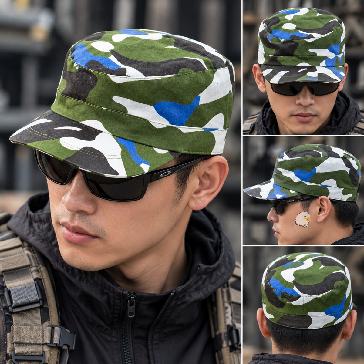 【翔準AOG】薄款迷彩小帽 迷彩小帽 三色迷彩軍帽 日常穿搭 戶外休閒及主題造型軍事風格迷彩 【翔準AOG】薄款迷彩小帽 迷彩小帽 三色迷彩軍帽 日常穿搭 戶外休閒及主題造型軍事風格迷彩