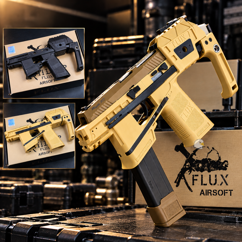  【翔準AOG】FLUX RAIDER  M17/M18戰術衝鋒套件／PDW 外型套件 EMG授權(沙/黑)非3D列印EMG-FLUX