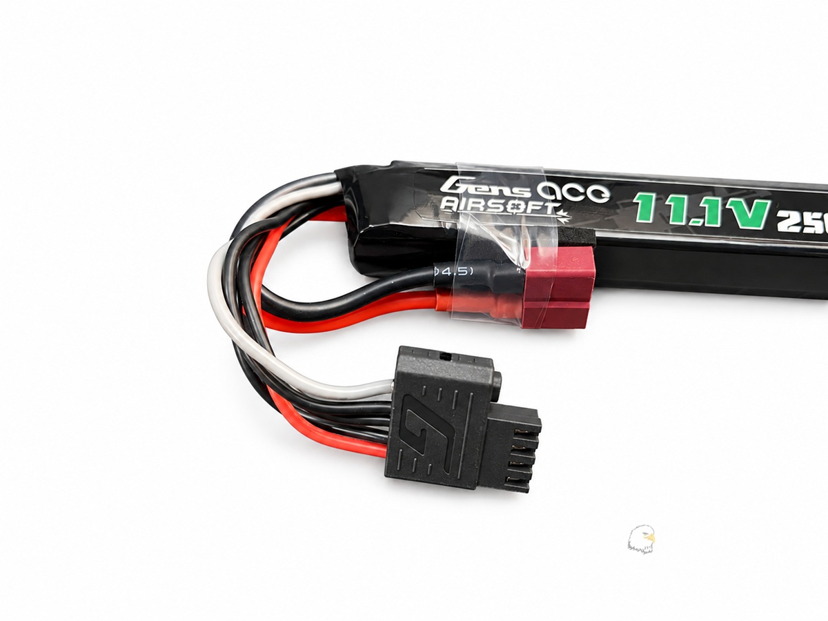 【翔準AOG】Gens ace 11.1V 25C 1100mAh 瘦長款電池 AK用 T 型接頭 單片 電動槍專用電池 鋰聚合物電池 【翔準AOG】Gens ace 11.1V 25C 1100mAh 瘦長款電池 AK用 T 型接頭 單片 電動槍專用電池 鋰聚合物電池