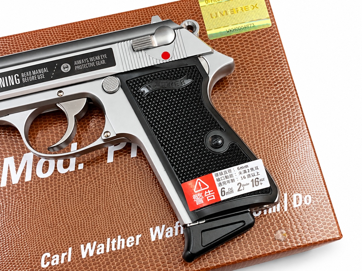 【翔準AOG】UMAREX VFC Walther PPK/S GBB 銀色瓦斯手槍 原廠授權刻印VFC-PPKSV 鋼製外管 【翔準AOG】UMAREX VFC Walther PPK/S GBB 銀色瓦斯手槍 原廠授權刻印VFC-PPKSV 鋼製外管