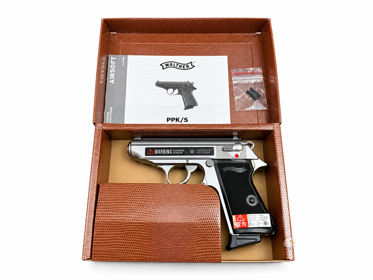 【翔準AOG】UMAREX VFC Walther PPK/S GBB 銀色瓦斯手槍 原廠授權刻印VFC-PPKSV 鋼製外管 【翔準AOG】UMAREX VFC Walther PPK/S GBB 銀色瓦斯手槍 原廠授權刻印VFC-PPKSV 鋼製外管