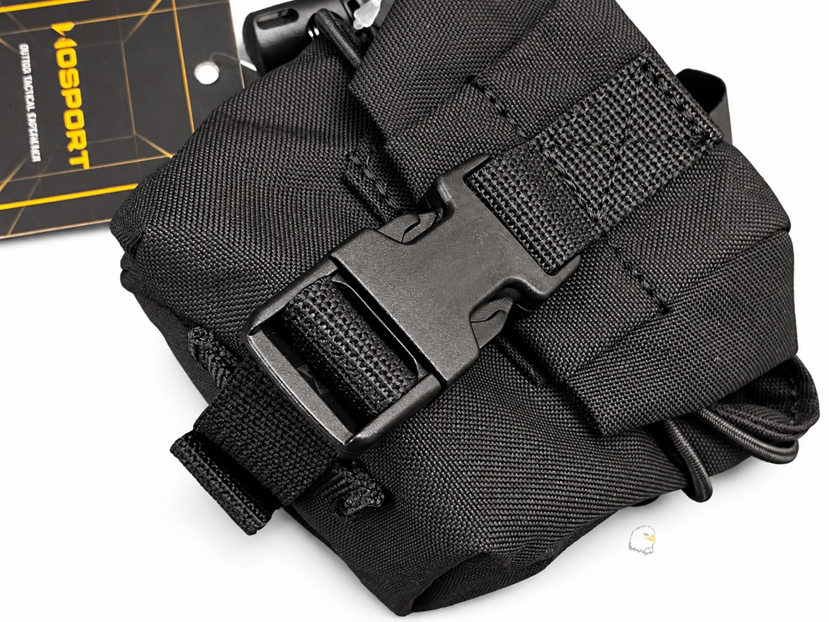 【翔準AOG】YOSPORT 多功能手雷包 黑色 GP-11BLK 戰術收納包 裝備攜行包束口收納插扣快扣小型包手榴彈包 【翔準AOG】YOSPORT 多功能手雷包 黑色 GP-11BLK 戰術收納包 裝備攜行包束口收納插扣快扣小型包手榴彈包